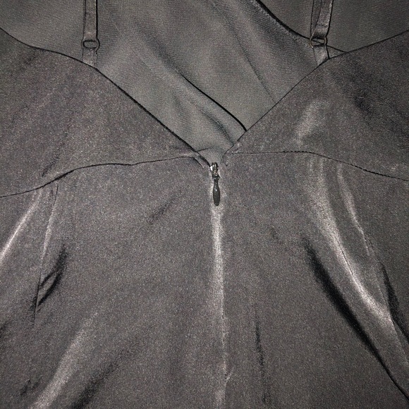 Lulu's Romper Black Tank V-Neck, Capri Style Chic - Picture 5 of 9